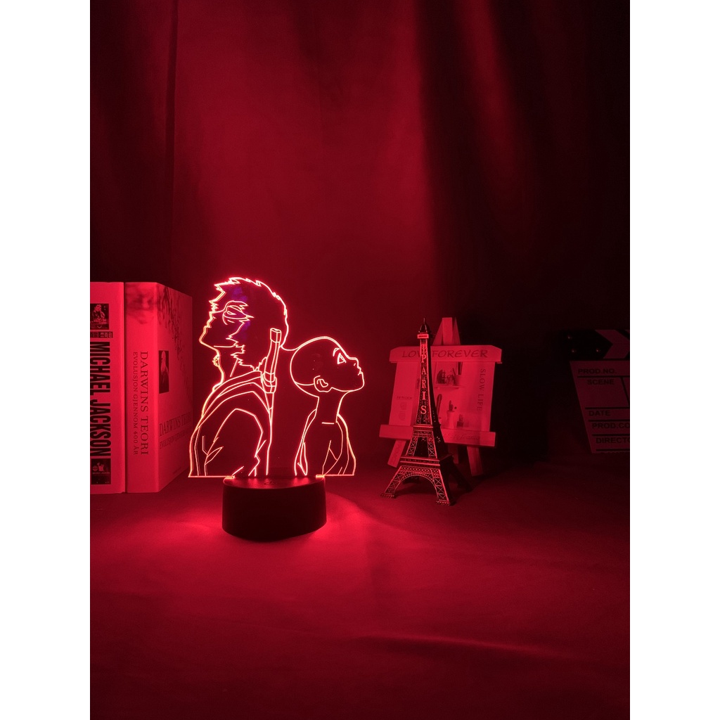 Đèn Led 3d Bằng Acrylic Hình Avatar The Last Airbender Trang Trí Phòng Ngủ