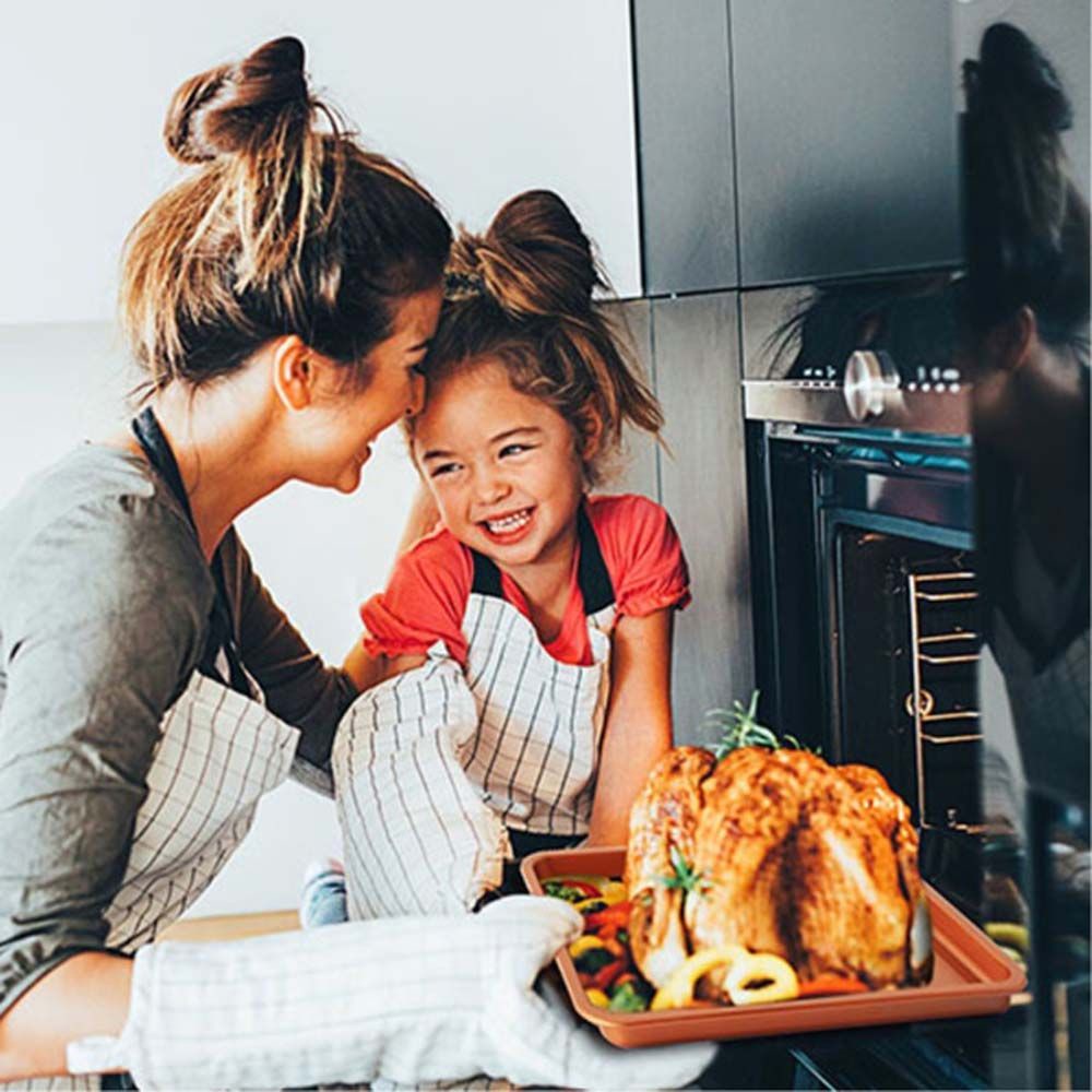 Vỉ Nướng Khoai Tây Chiên Chống Dính Có Thể Tháo Rời Tiện Dụng