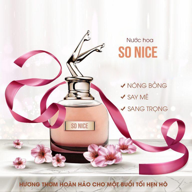 Nước hoa nữ Cénota SO NICE 60ml, nước hoa nữ quyến rũ, lưu hương lâu