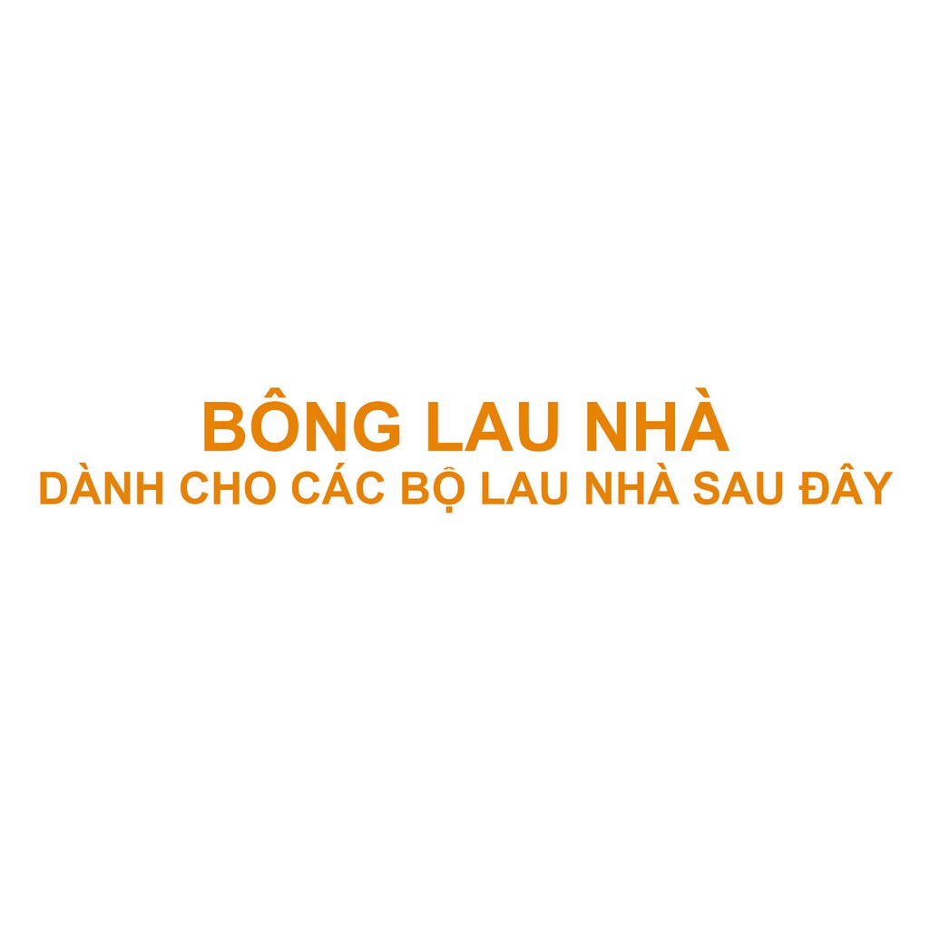 Bông lau nhà thay thế chữ nhật 11x38 cho cây lau nhà tự vắt TINZ