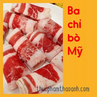 Thịt,ba chỉ bò,mỹ-500gr