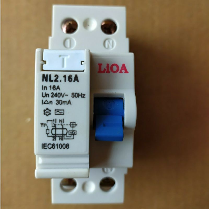 Cầu giao chống rò LiOA loại 2 cực- Cầu giao chống giật LiOA