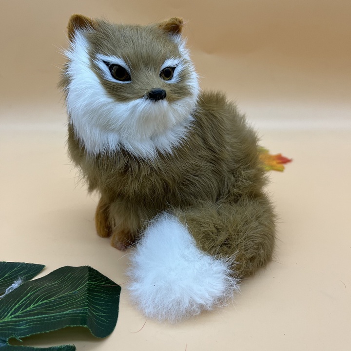 Gấu bông hồ ly cửu vỹ hồ dùng trang trí xe hơi bàn làm việc - T0307