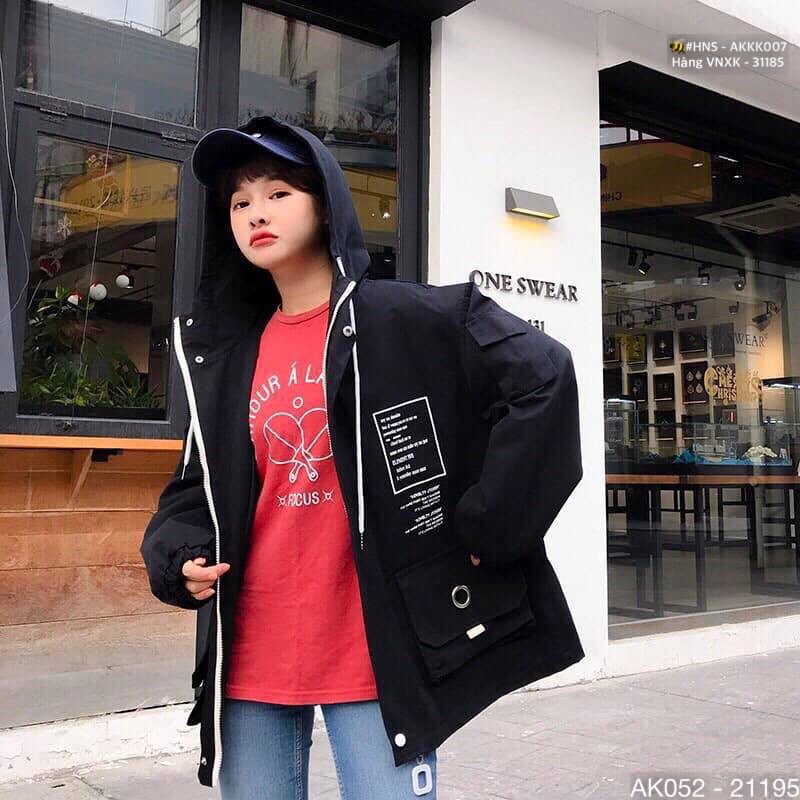 🌈𝐆𝐈𝐀́ 𝐗𝐔̛𝐎̛̉𝐍𝐆💢 052 Áo Khoác Jackets KaKi 2 Lớp Túi In Chữ Siêu Hot | BigBuy360 - bigbuy360.vn