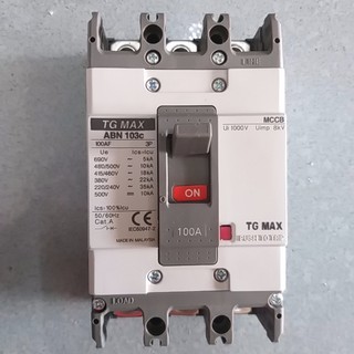 Cầu dao tự động 3 pha 100A LS Hàn Quốc / CB 3 pha 100A TG Malaysia