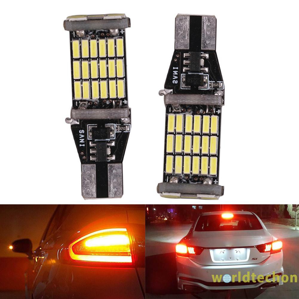 Bóng Đèn Led T15 W16W 4014 45 Smd 12v Chuyên Dụng Dành Cho Xe Hơi