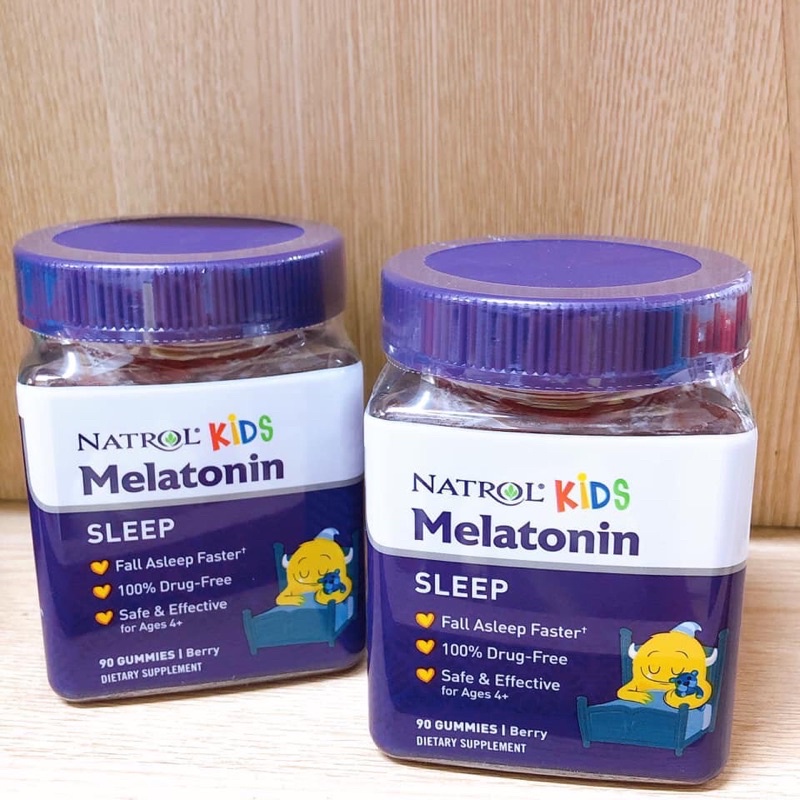 Kẹo dẻo ngủ ngon Natrol Kids Melatonin Gummies 90 viên