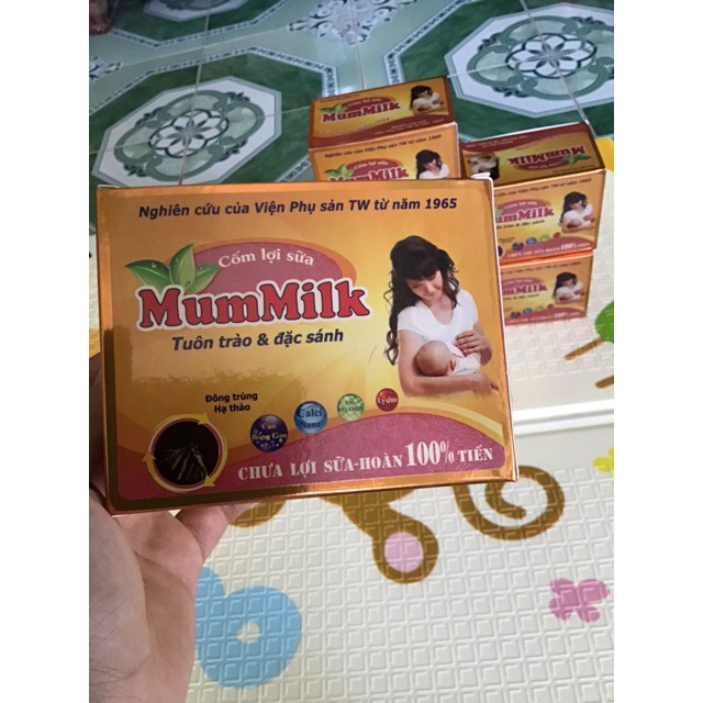 CỐM LỢI SỮA MUMMILK ĐÔNG TRÙNG (20 gói)