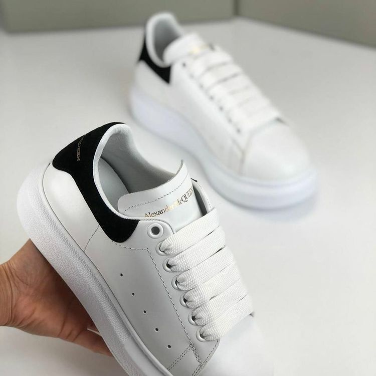 Giày Sneaker Mc Queen Trắng Giầy Mcq Nam Nữ Gót Nỉ Đen Da Cao Cấp Thoáng Khí Full Bill Box | BigBuy360 - bigbuy360.vn
