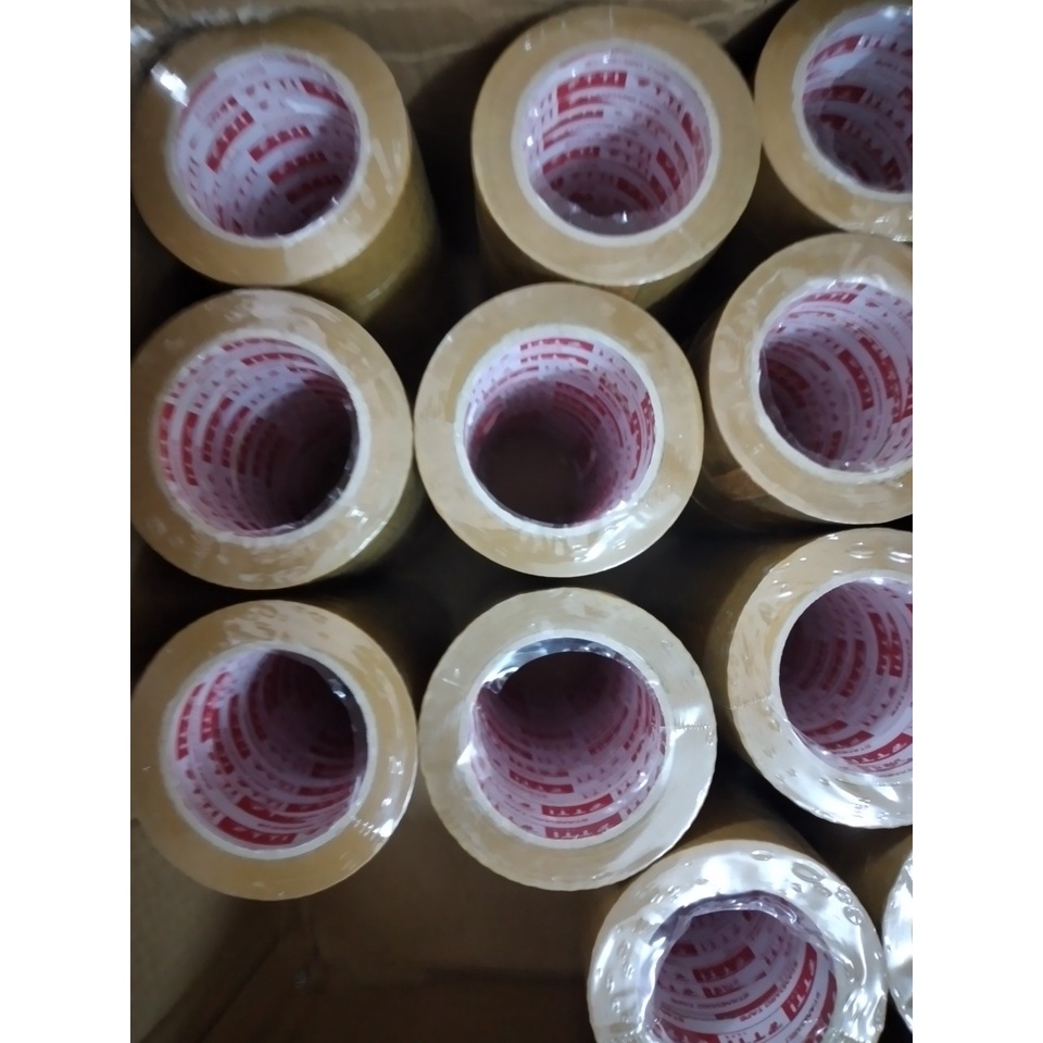 BĂNG KEO 200 Yard 1,6kg/cây 1,7kg/cây (6 cuộn/cây) LÕI SIÊU MỎNG, SIÊU TIẾT KIỆM