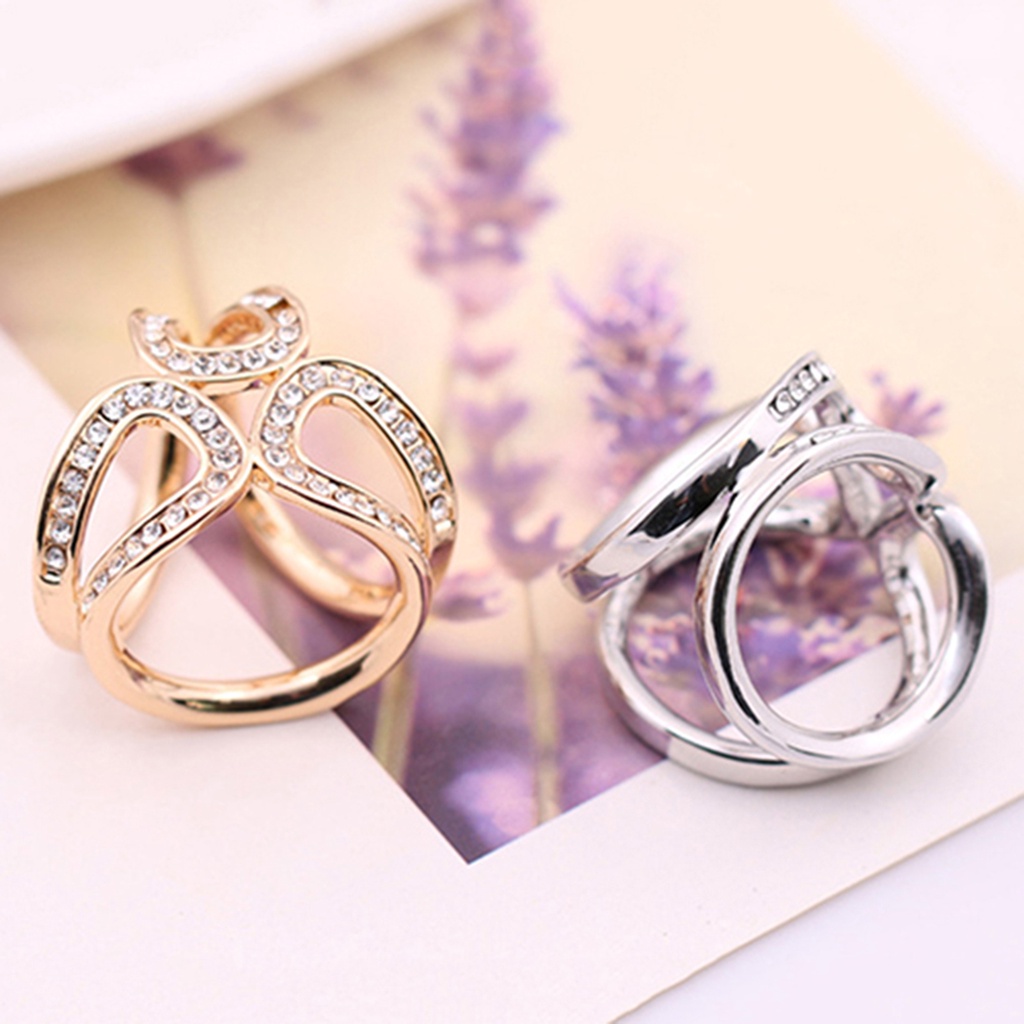 Kẹp Khăn Choàng Cổ Vải Lụa Chất Liệu Hợp Kim Dát Pha Lê Nhân Tạo Lấp Lánh Màu Trong Suốt Dễ Thương