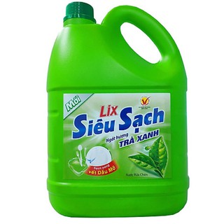 Nước rửa chén Lix siêu sạch,can 3,6kg