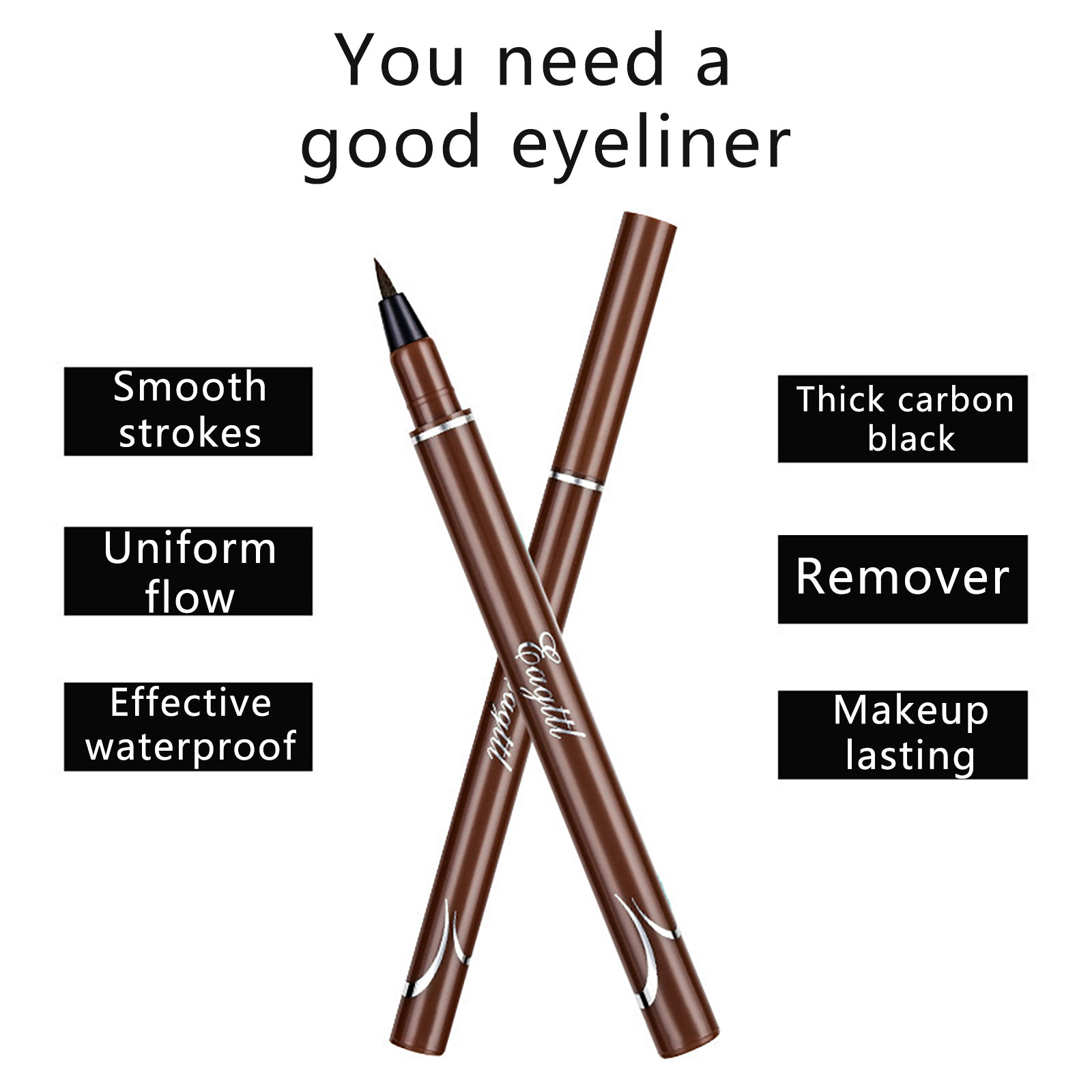 (Hàng Mới Về) Bút Kẻ Mắt Dạng Lỏng Chống Nước Lâu Trôi Không Nhòe Tiện Dụng | BigBuy360 - bigbuy360.vn