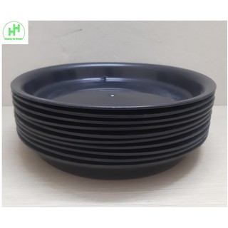 10 Khay (Đĩa) Lót Đế Chậu D300 - Màu Đen