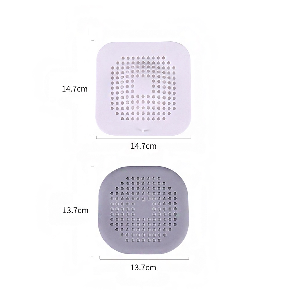 Nắp Silicone Chặn Tóc Chống Nghẹt Cống Nhà Tắm / Nhà Bếp Khử Mùi Tiện Dụng