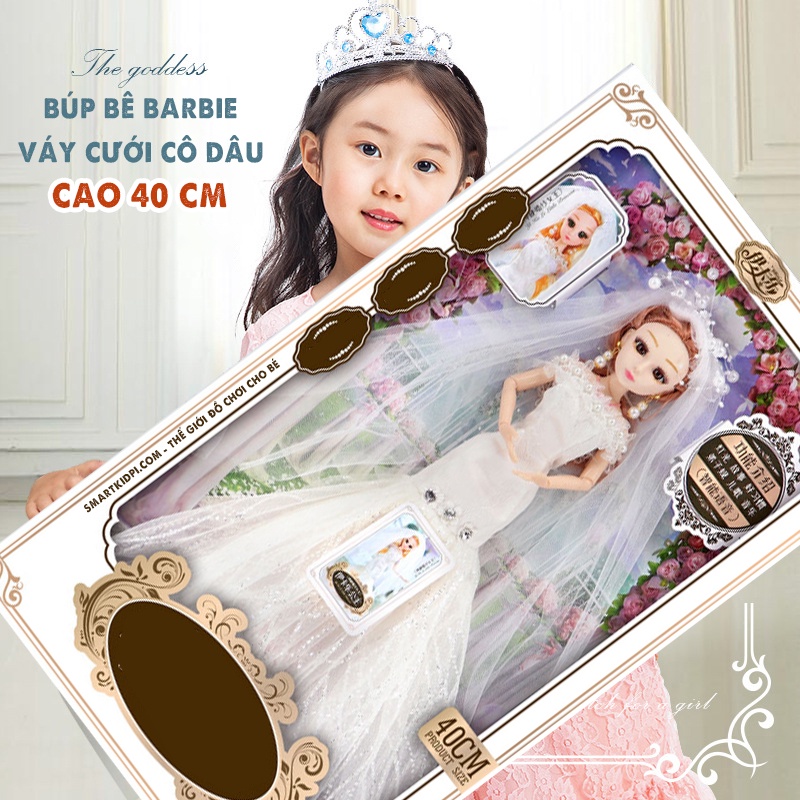 - BÚP BÊ BARBIE ELSA 40CM CÓ KHỚP CỠ LỚN BÚP BÊ CÔNG CHÚA ĐỒ CHƠI CHO BÉ GÁI