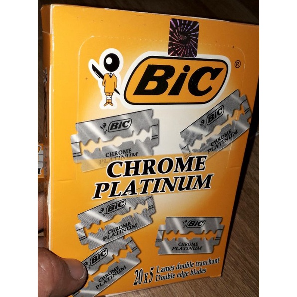 Hộp 5 cái lưỡi lam Bicc cạo râu như hình