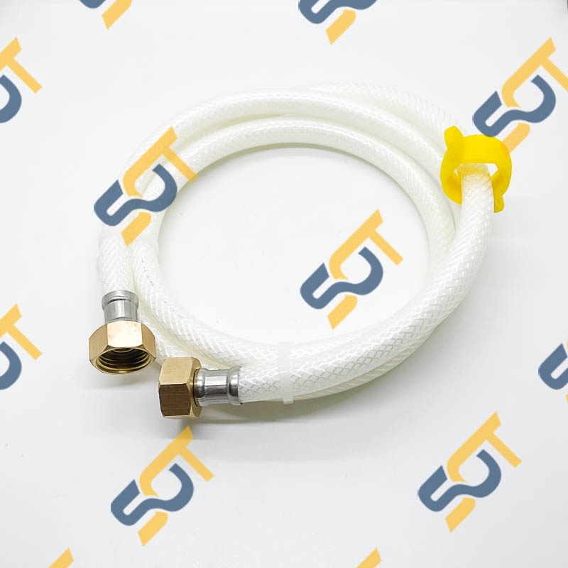 Dây Cấp Nước, Dây Nhựa Cấp Nước Tán 21 Đồng Vàng Dẫn Nước Vòi Chén, Vòi Sen, Vòi Xịt