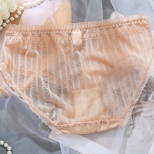 Quần Lót 100% Cotton Phối Ren Phong Cách Nhật Bản
