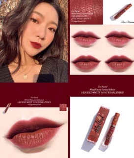 [Có sẵn] son too faced gingerbread man/ girl