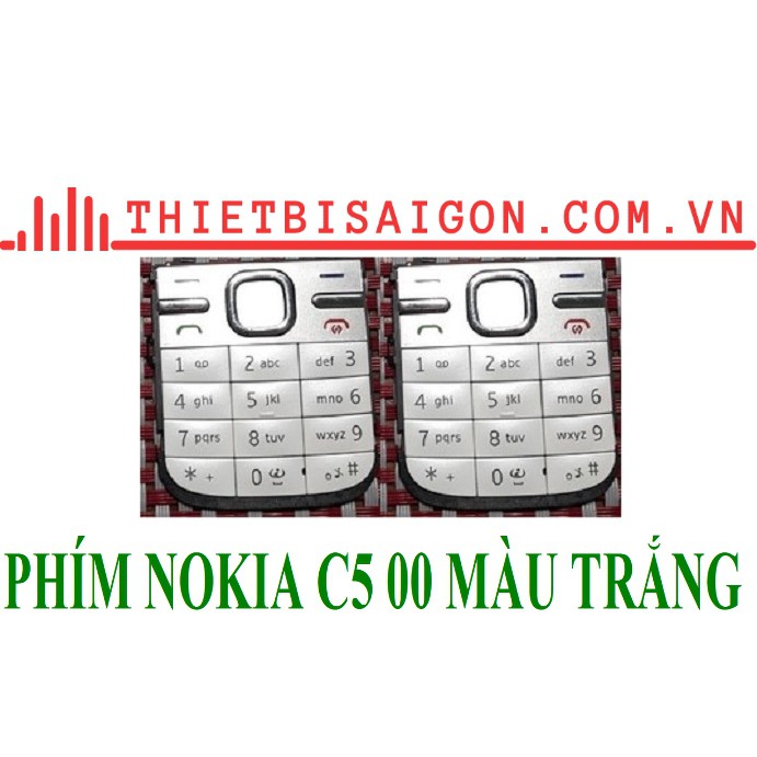 PHÍM NOKIA 7230 MÀU TRẮNG