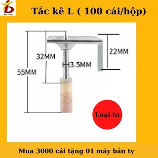 Tắc kê đạn ( tacke ) máy bắn ty L , hộp 100 cái