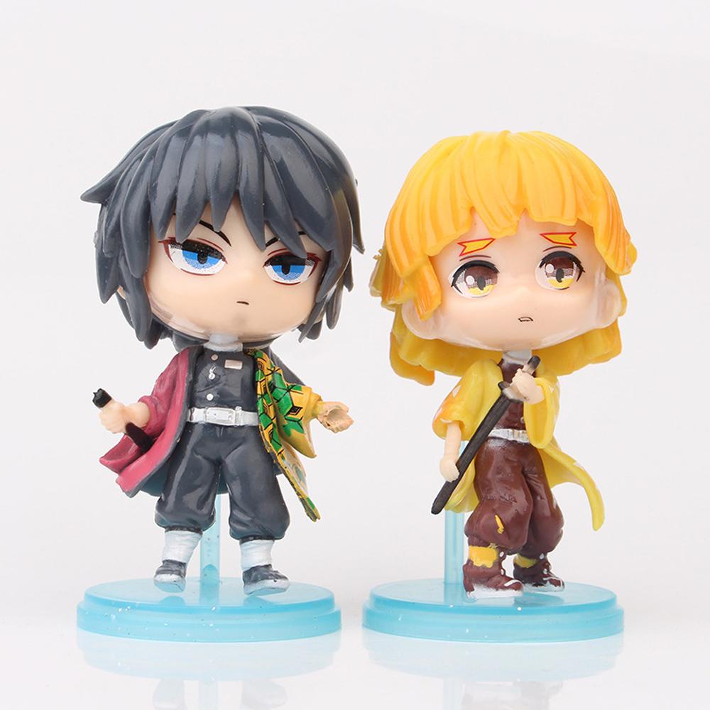 Set 5 Mô Hình Nhân Vật Phim Hoạt Hình Demon Slayer 15H Bằng PVC