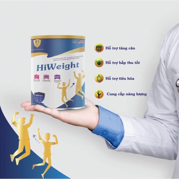 Sữa non Hiweight - Hi Weight giúp hỗ trợ tăng cân hiệu quả hộp 650g chính hãng