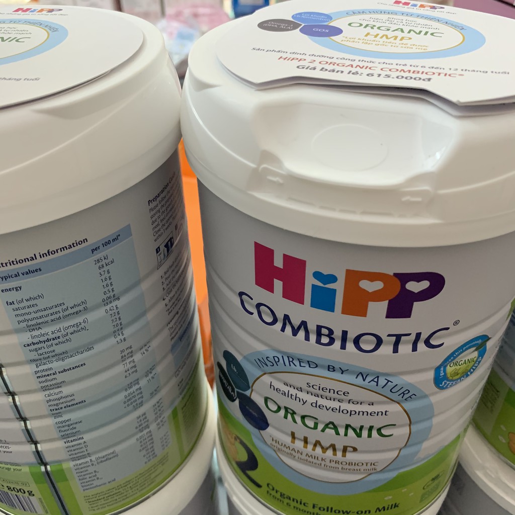 Sữa bột HiPP Combiotic Organic đủ số 300g - 800g