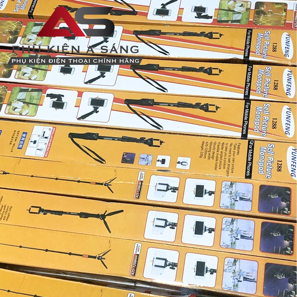 GẬY TỰ SƯỚNG KÈM ĐIỀU KHIỂN BLUETOOTH CHO ĐIỆN THOẠI YUNTENG YT - 1288 | BigBuy360 - bigbuy360.vn