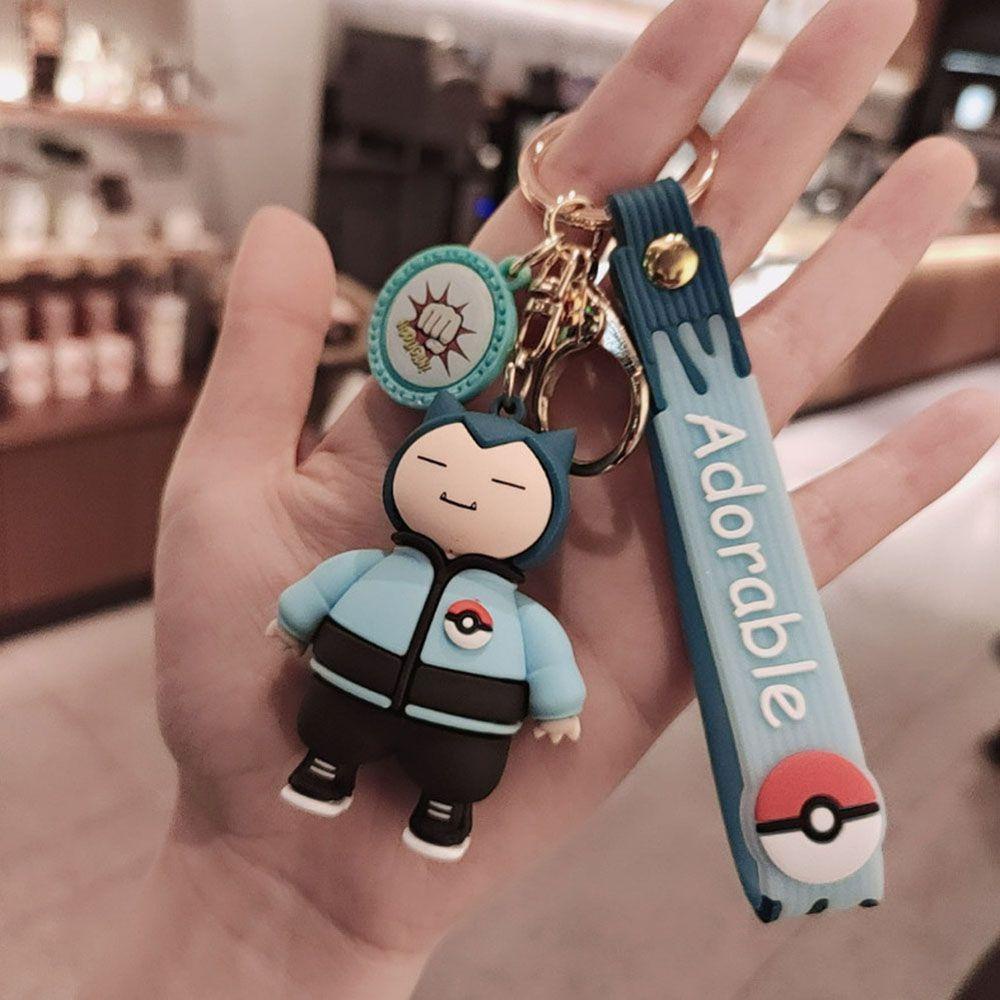 Móc Chìa Khóa Hình Pikachu / Rùa / Rồng Phun Lửa Kiểu Nhật Bản Dễ Thương
