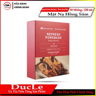 Mặt Nạ Dưỡng Trắng Chống Nhăn Tinh Chất Hồng Sâm Mersenne Beaute (25g/miếng)