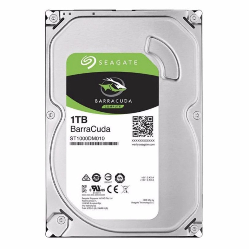 TYDB Ổ Cứng Seagate BarraCuda 1TB/64MB/3.5 44 U21 | BigBuy360 - bigbuy360.vn