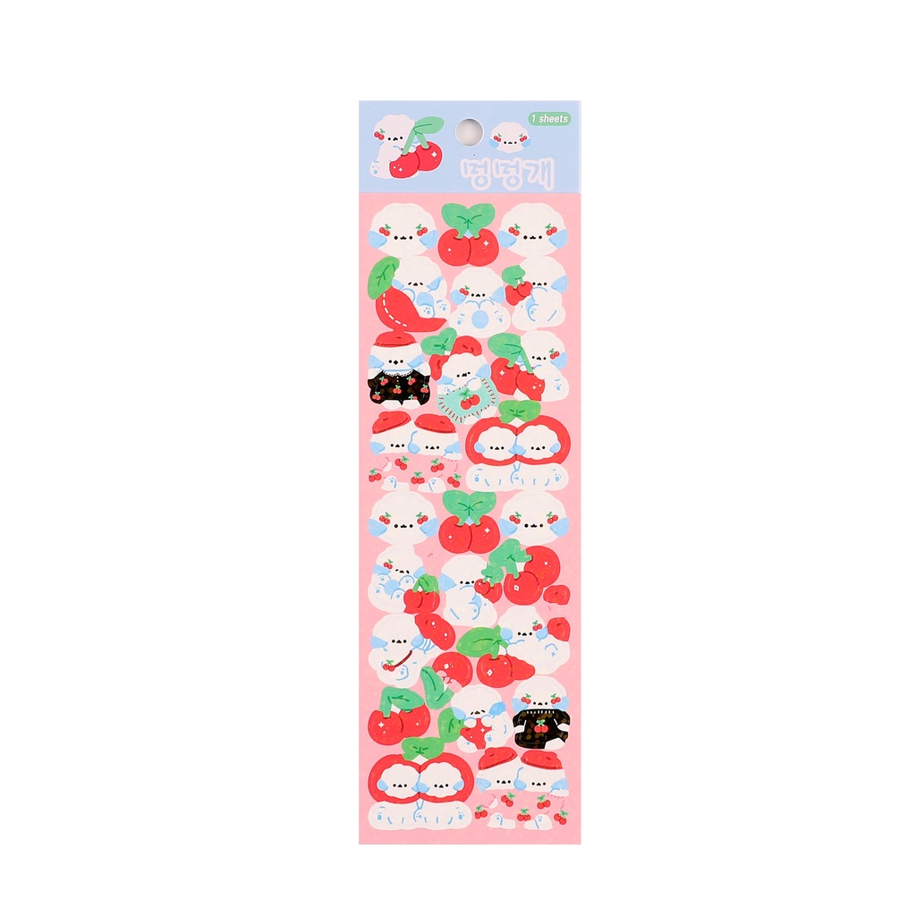 Sticker Dán Trang Trí Bằng PVC Chống Nước Họa Tiết Dễ Thương Bắt Mắt