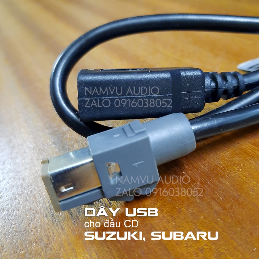 Dây kết nối USB nghe nhạc cho đầu CD ô tô SUZUKI, SUBARU