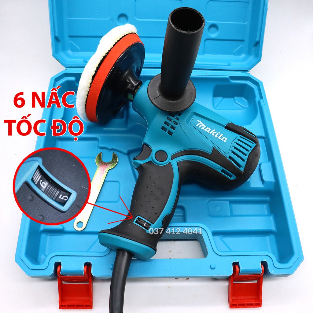 Máy đánh bóng ô tô GV6010 - ô tô, xe máy Mini - Hàng mới, Lõi đồng
