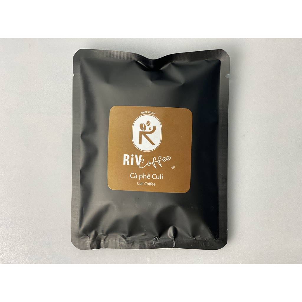 Cà phê Culi Robusta rang mộc - RiV's Coffee - mẫu 40g