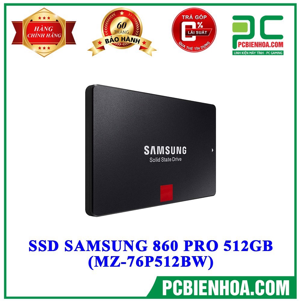 Ổ cứng SSD SAMSUNG 860 PRO 512GB (MZ-76P512BW) TẶNG BÀN DI CHUỘT GAMING