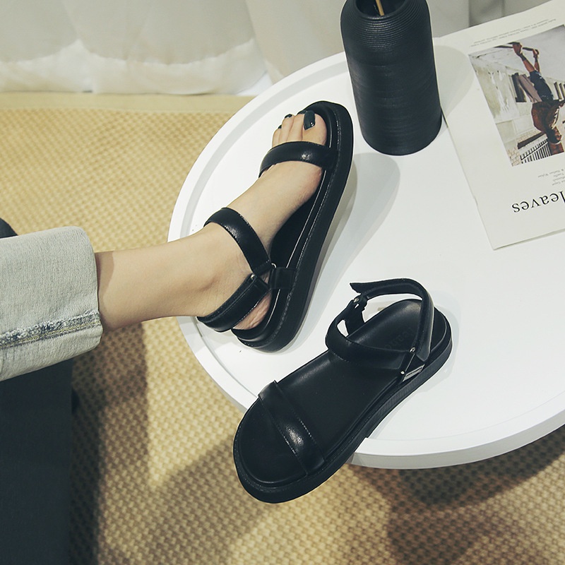 Dép quai hậu quai ngang dán gót đế dày cho học sinh đi học, đi làm siêu xinh POCI 129