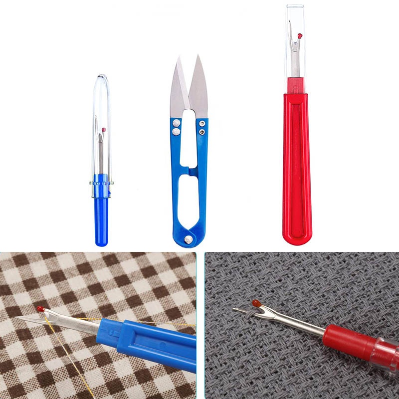 Dụng Cụ Tháo Chỉ May Vá Kèm Kéo Cắt Tiện Dụng Diy