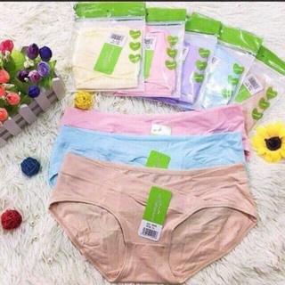 Set 5 quần lót bầu cạp chéo coton lụa cao cấp
