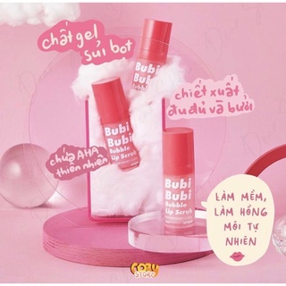 Tẩy tế bào chết môi sủi bọt Bubi Bubi Lips
