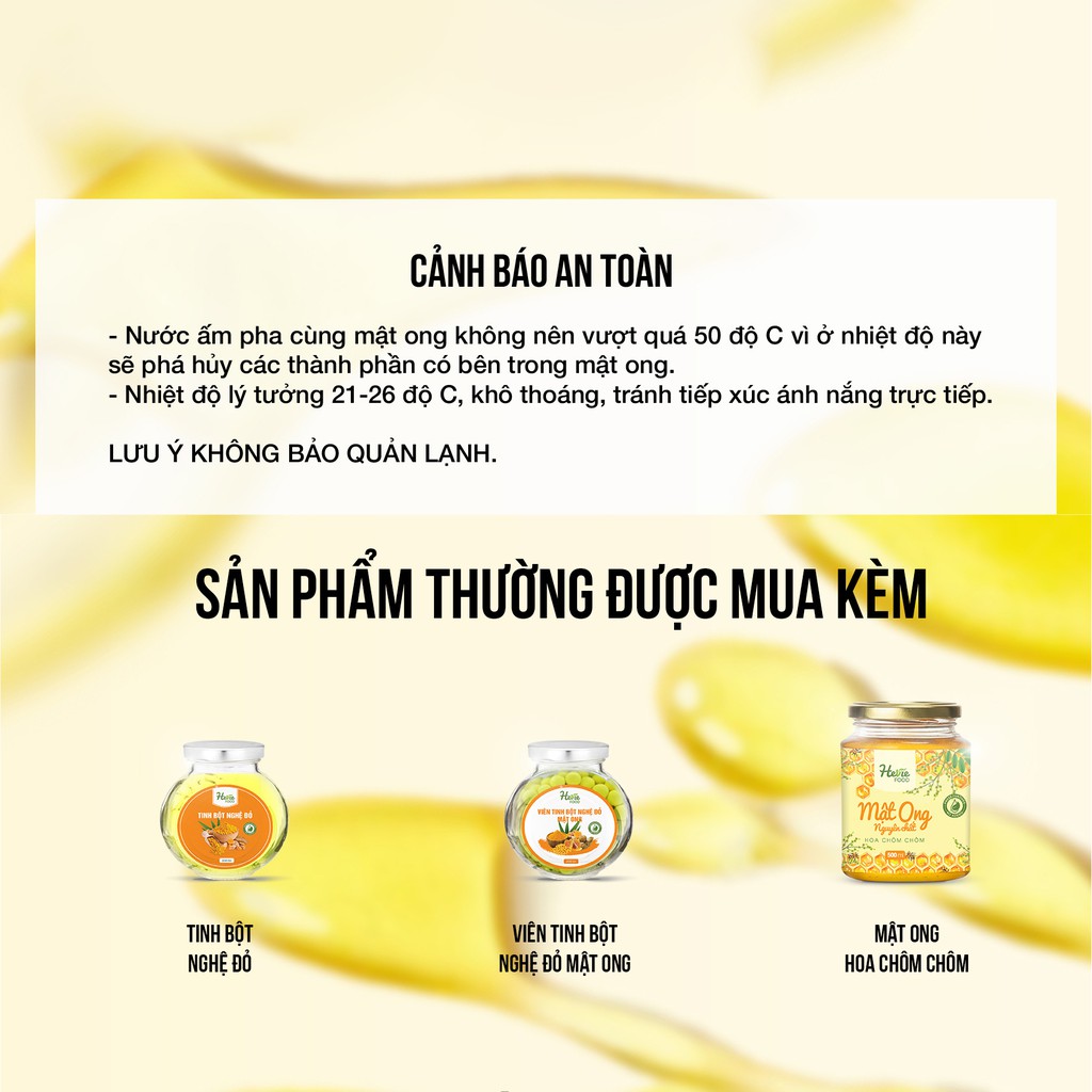 Mật ong hoa Cà Phê nguyên chất xuất khẩu 60g HeVieFood