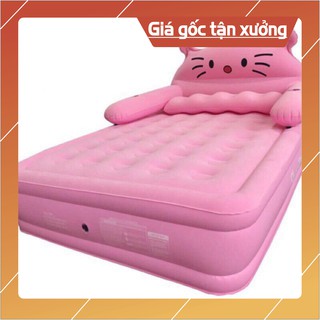 Giường hơi hình thú, đệm hơi hình thú 3 tầng cao cấp tặng kèm bơm điện