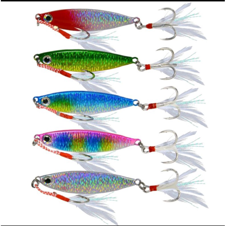 Mồi Jig Full 2 Lưỡi CÂU CÁ BIỂN 10gr / 15gr / 20gr / 30gr