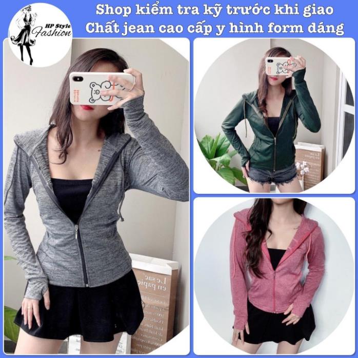 Áo Khoác Thun Nữ Rằn Ri Có Nón Chống Nắng Ôm Body Siêu Đẹp Mềm Mịn Mỏng Mát ⚠️