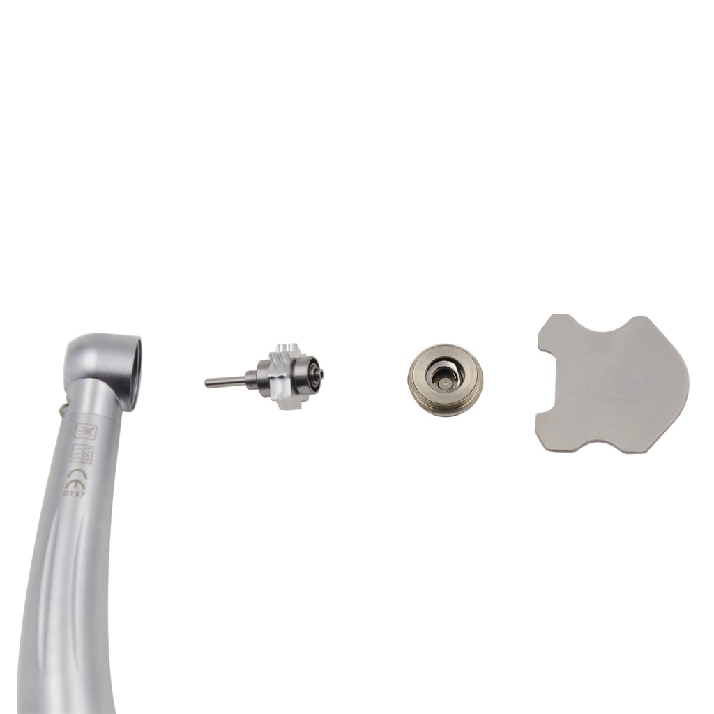 Bộ Tua Bin Khí Nén Có Đèn LED 4 Ổ Điện Tốc Độ Cao 2/4 Lỗ Cho Nha Khoa