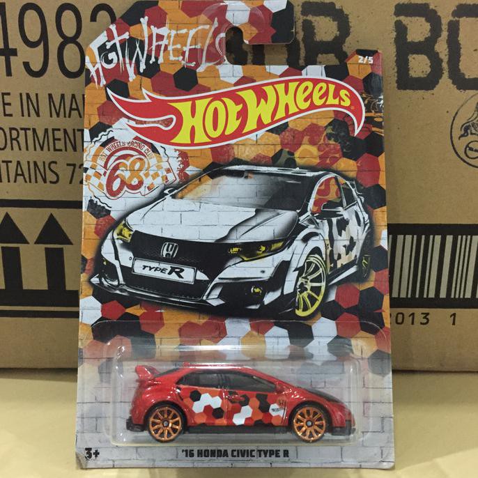 Mô Hình Đồ Chơi Xe Hơi Honda Civic Type R Red Urban Hot Wheels' 16