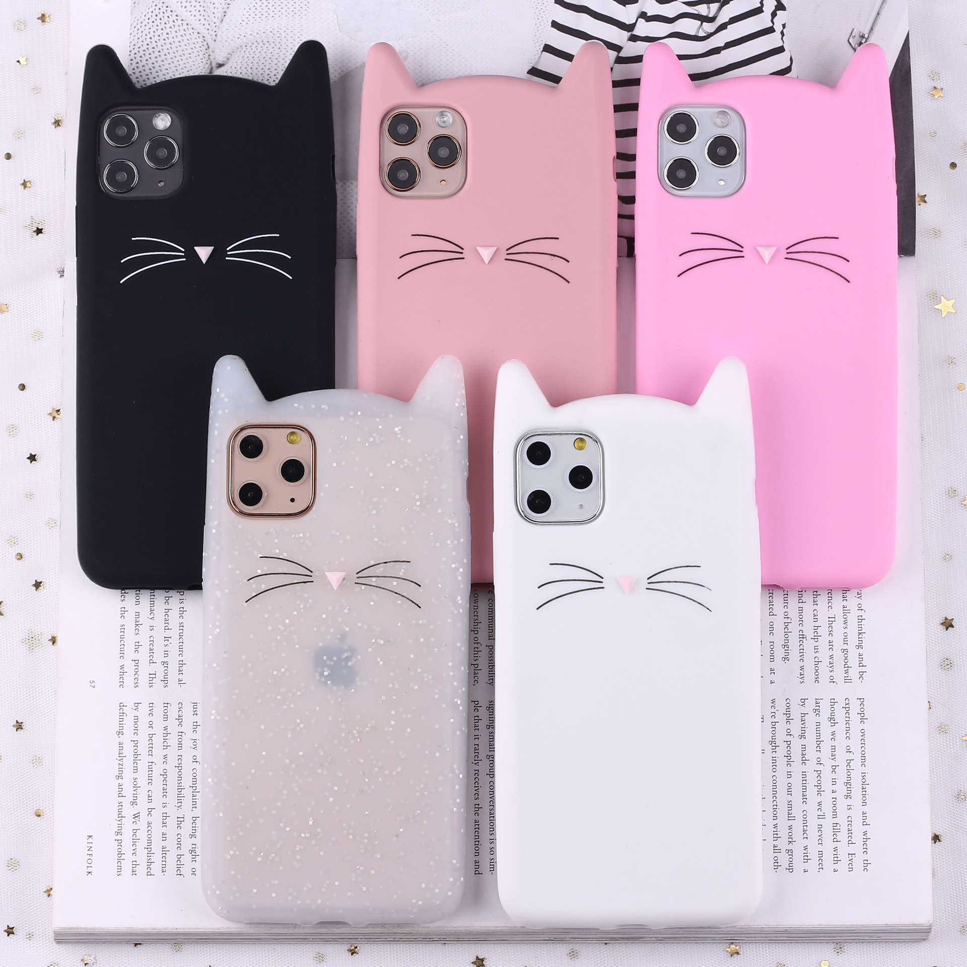 vỏ điện thoại iPhone vỏ điện thoại iPhone 7plus Vỏ iPhone เคส iPhone 6splus เคส iPhone8plus Vỏ iPhone 11 Hình mèo dễ thương Vỏ điện thoại di động 7Plus Bao gồm tất cả các loại XR 500p