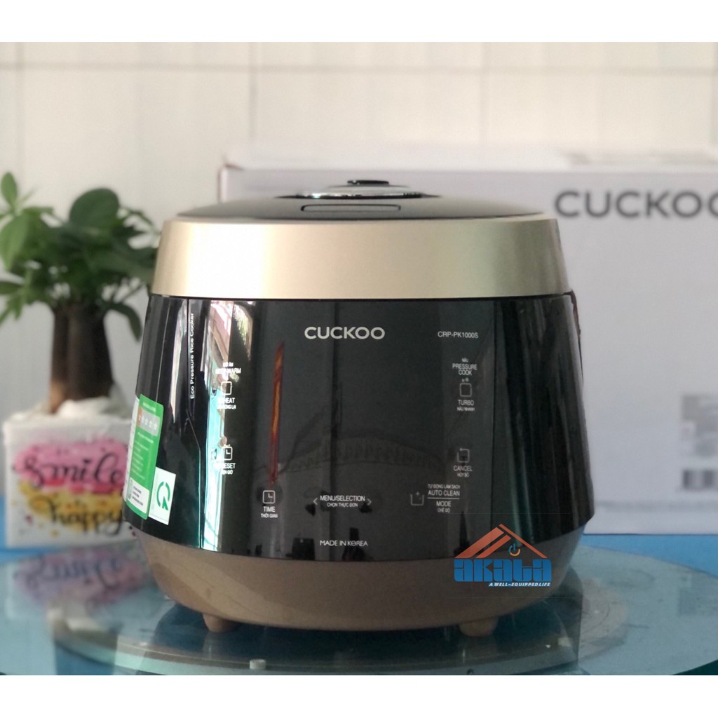 [Mã ELHADEV giảm 4% đơn 300K] Nồi cơm điện tử áp suất Cuckoo CRP-PK1000SMVD 1.8 lít